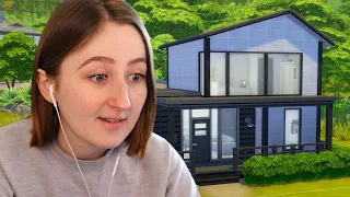 I tried to build a vacation house in The Sims 4: Snowy Escape