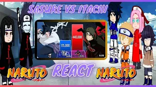 Sasuke vs Itachi react 🔥Naruto Characters React to Sasuke vs. Itachi Gacha Life Animation🍃Akatsuki