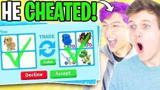 LANKYBOX CAUGHT BEST FRIEND CHEATING In ONLY TRADING YOUR COLOR CHALLENGE In Roblox ADOPT ME!?