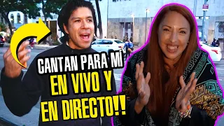 ANALIZANDO A MIS SUSCRIPTORES  en MÉXICO en la CALLE !! Mira lo que pasa | Vocal coach REACTION