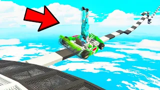 GTA 5: IMPOSSIBLE SUPER GO KART PARKOUR RACE with CHOP & BOB (99.9% AWESOME CHALLENGE)