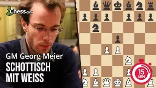 Georg Meier erklärt die Schottische Eröffnung für Weiß in 15 Minuten