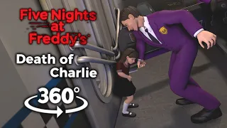 360°| Death of Charlie - FNAF 2 Murder of Purple Guy Minigame