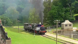 Fawley Hill Railway; Steam takes on the steepest gradient in the world!