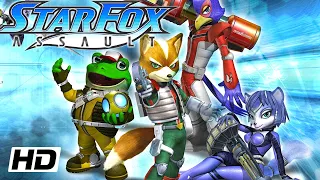 STAR FOX: ASSAULT All Cutscenes (Full Game Movie) 1440p 60FPS