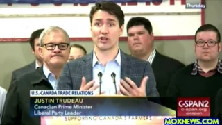 Canadian Prime Minister Justin Trudeau Responds To President Trump's NAFTA Announcement