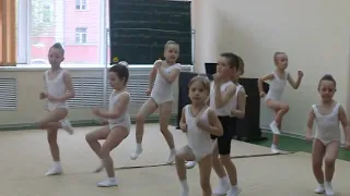 Открытый урок по хореографии в детском саду. Дети 5-7 лет.