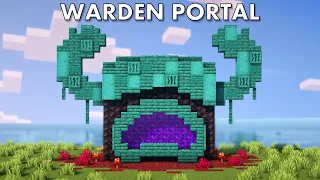 Minecraft | How to build a Warden Nether Portal | Tutorial