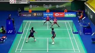 Korea open Badminton 2022 - Fajar ALFIAN / Muhammad Rian ARDIANTO Vs ONG Yew Sin/TEO Ee Yi - QF