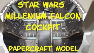 Millenium Falcon Cockpit - Part1 -Kartonmodell - #papercraft