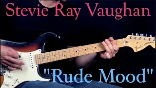 Stevie Ray Vaughan - Rude Mood (Part 1) - Blues Guitar Lesson (w/Tabs)