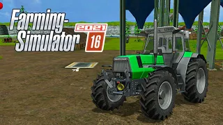 Let's use JCB Fastrac 8310 and Case Tractor | Fs16 Gameplay | Timelapse |
