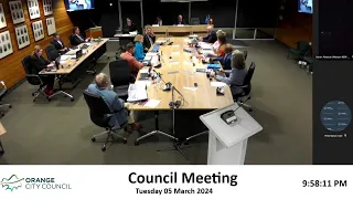 5 March 2024 - Council Meeting Live Stream