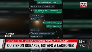 📲😄 Le hackearon el WhatsApp a su abuelo, intentaron estafarlo, pero les sacó plata a los ladrones