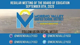 MVUSD Board Meeting 9/8/20