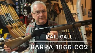 Mail call from Barra 1866 co2 blued version and 22 rifled conversion kit