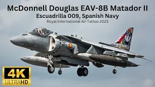 Spanish Navy Harrier full display (take off to vertical landing) - RIAT 2023 -photography included!!