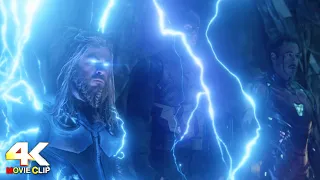 Avengers: Endgame (2019) - Stark, Thor, Captain America vs Thanos scene [4K 60fps]