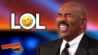 The FUNNIEST Celebrity Family Feud Rounds EVER With Steve Harvey!