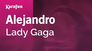 Alejandro - Lady Gaga | Karaoke Version | KaraFun