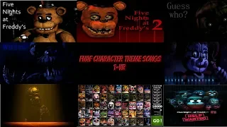 FNaF Character Theme Songs (1-VR)