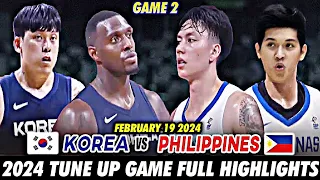 2024 ASIA CUP AND OLYMPIC QUALIFIER PREPARATION: Gilas Pilipinas vs South Korea Tune up Game!