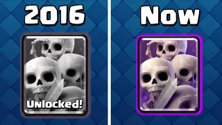 Skeleton Army in 2016 vs Now - Clash Royale