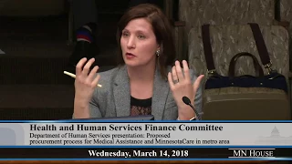House Health and Human Services Finance Committee  3/14/18