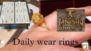 Tanishq Latest Daily We’re Gold Ring Designs with weight and Price/Light Weight Gold Rings /deeya