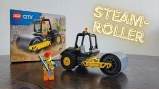 Steamroller Speed Build! | Lego City | Construction Steamroller 60401