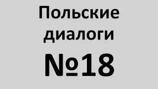 Польский язык. Польские диалоги №18. Разговорный польский.