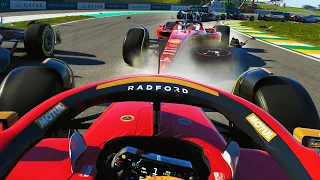 CONTROVERSIAL CRASH AFFECTS TITLE FIGHT! RAIN TO SAVE THE DAY?! - F1 22 MY TEAM CAREER Part 84