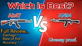 AK47 VS AN94 Which is Best gun Full Review // Free fire gun comparison #freefire #ffviral