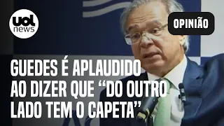 Guedes diz que 'do outro lado tem o capeta' e é aplaudido em evento com empresários no RJ