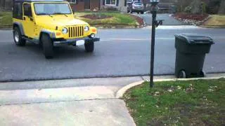 Emily driving by herself for the first time! !!