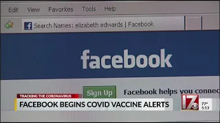 Facebook begins COVID-19 vaccine alerts