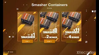 opening smasher containers until we get it! in wotb