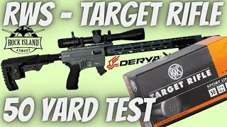 Derya / Rock Island Armory TM-22 - RWS Target Rifle - 50 Yards