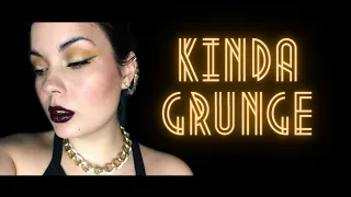 Grunge(ish) Glam(ish) Gold Makeup