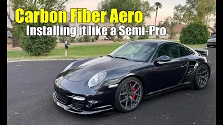 How to Install Carbon Fiber Aero Parts on a Porsche 997 Turbo