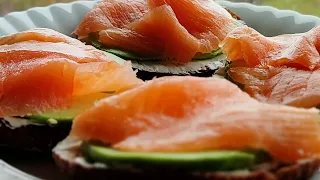 Идеальный завтрак за 5 МИНУТ - бутерброды с авокадо и красной рыбой