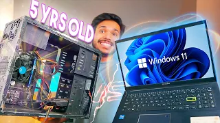Windows 11 on 5 Years Old PC vs 2021 Laptop ! 😱 How to Install