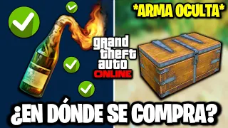 DUDA: ¿En DÓNDE ESTA el COKTAIL MOLOTOV? 🔥 *ARMA SECRETA y OCULTA* 🚨 GTA V Online - San Alien 👽