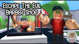 Escape The Evil Barber Shop (OBBY) Roblox Gameplay Walkthrough No Death[4K]