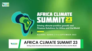 AFRICA CLIMATE SUMMIT 23 | LIVE ACS 3 Day 2