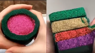 1 HOUR CRUSHING SOAKING FLORAL FOAM!! Guess the Color, Pressing, Wet VS Dry Foam, SO Satisfying ASMR
