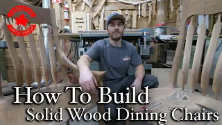 How To Build Solid Wood Sam Maloof Style Dining Chairs