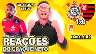MUITO FELIZ!! OLHA como o Craque Neto reagiu a Corinthians 1x0 Flamengo pelo Brasileirão