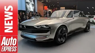 Peugeot e-Legend concept - legendary 504 Coupe reborn at Paris Motor Show