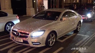 Crazy Mercedes Covered in One Million Swarovski Crystals in London!